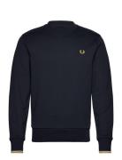 Crew Neck Sweatshirt Navy Fred Perry