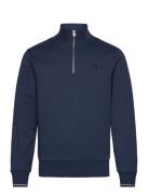 Half Zip Sweatshirt Navy Fred Perry