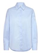 Cc Heart Millie Solid Loose Shirt Blue Coster Copenhagen