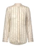 Yrsa - Sheer Stripe Cream Day Birger Et Mikkelsen