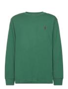 Cotton Jersey Long-Sleeve Tee Green Ralph Lauren Kids