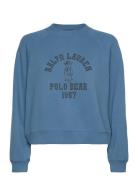 Polo Bear Over Fleece Crewneck Blue Polo Ralph Lauren