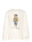 Polo Bear Cotton Long-Sleeve Tee Cream Ralph Lauren Kids