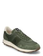 Prl Trail 100 Suede & Oxford Sneaker Green Polo Ralph Lauren