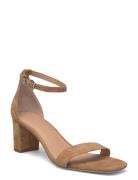 Logan Suede Sandal Beige Lauren Ralph Lauren