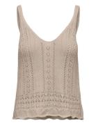 Onllyzet Life S/L Top Knt Noos Beige ONLY