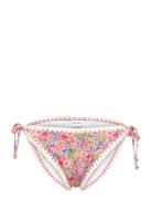 Ally Crochet Trimmed Bikini Bottoms Pink Malina