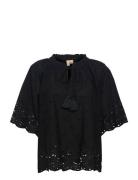 Cureya Blouse Black Culture