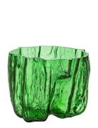 Crackle Vase Green Kosta Boda