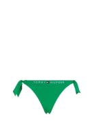 Side Tie Cheeky Bikini Green Tommy Hilfiger