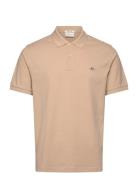 Reg Shield Ss Pique Polo Beige GANT