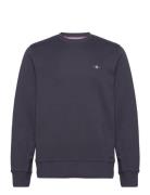 Reg Shield Cneck Sweat Navy GANT