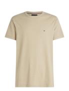 Cotton Linen Tee Cream Tommy Hilfiger
