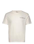 Printed Graphic Ss T-Shirt Cream GANT