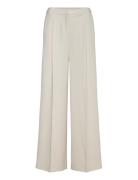 Travel Twill Wide Leg Pant Cream Calvin Klein
