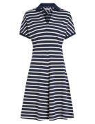 Lyocell Open-Nk F&F Polo Dress Navy Tommy Hilfiger