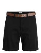 Jpstmarco Franco Chino Shorts W Belt Srt Black Jack & J S