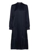 Drape Midi Dress Navy Esprit Collection