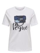 Onlemma Life Reg S/S Lady Top Jrs Noos White ONLY