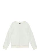 Vmpernille Bea Ls Sweat Box Jrs White Vero Moda