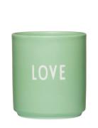 Favourite Cups Green Design Letters