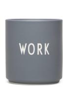 Favourite Cups Grey Design Letters