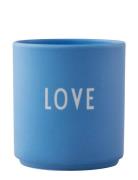 Favourite Cups - Danish Words Blue Design Letters