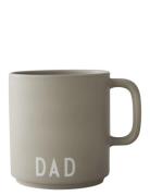 Vip Favourite Cup With Handle Grey Design Letters