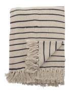 Eia Plaid, Natur, Genanvendt Bomuld Beige Bloomingville