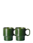 Coffee & More Mug 2-Pack Green Sagaform