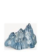 The Rock Ljuslykta Ice Blue 91Mm Blue Kosta Boda
