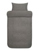 Casper Yarndyed Flannel Bed Set Grey Høie Of Scandinavia