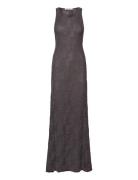 Seaside Dress Plum Grey Jacquard Grey Hope