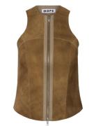 Sculpt Top Tobacco Suede Brown Hope