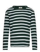 Trio Rib Tobino Tee Ls Green Mads Nørgaard