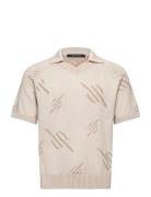 Monogram Polo Knit Beige Daily Paper