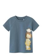 Nbmharrison Ss Top Box Blue Name It