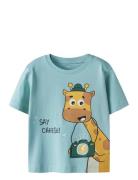 Nmmhelge Ss Nreg Top Pb Blue Name It