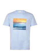 Placed Graphic T-Shirt Blue GANT