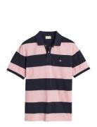 Block Stripe Polo Pink GANT