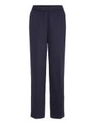 Linen Blend Pull On Pants Navy GANT
