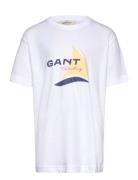 Gant Sailing Graphic T-Shirt White GANT