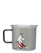 Moomin Glass Mug Moominmamma Grey Muurla