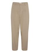 Kamerle Pants Cropped Beige Kaffe