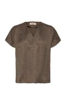 Mmmargie Pais Blouse Khaki MOS MOSH