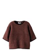 Nkfkiras Ss Knit Burgundy Name It