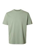 Slhrelaxcolman200 Ss O-Neck Tee S Green Selected