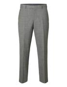 Slhslim-Oasis Linen Trs Noos Grey Selected