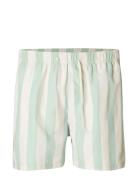 Slhdane-Aop Swimshorts Green Selected