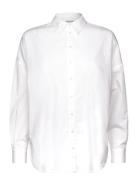 Slfdina-Sanni Ls Shirt Noos White Selected